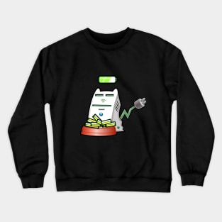 Digital Cat Crewneck Sweatshirt